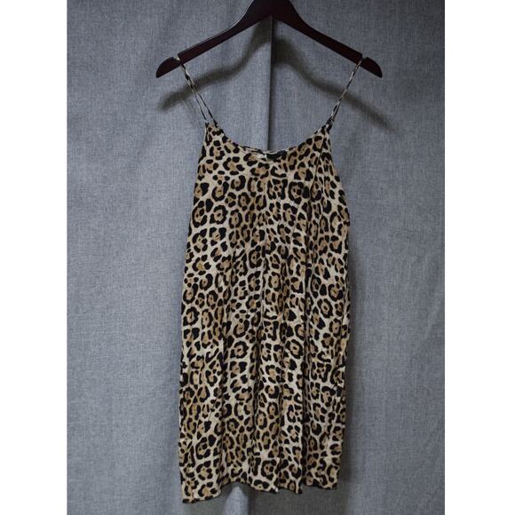 ATM Anthony Thomas Melillo Dresses & Skirts - ATM Women’s 100% Silk Leopard Print Slip Dress Size S